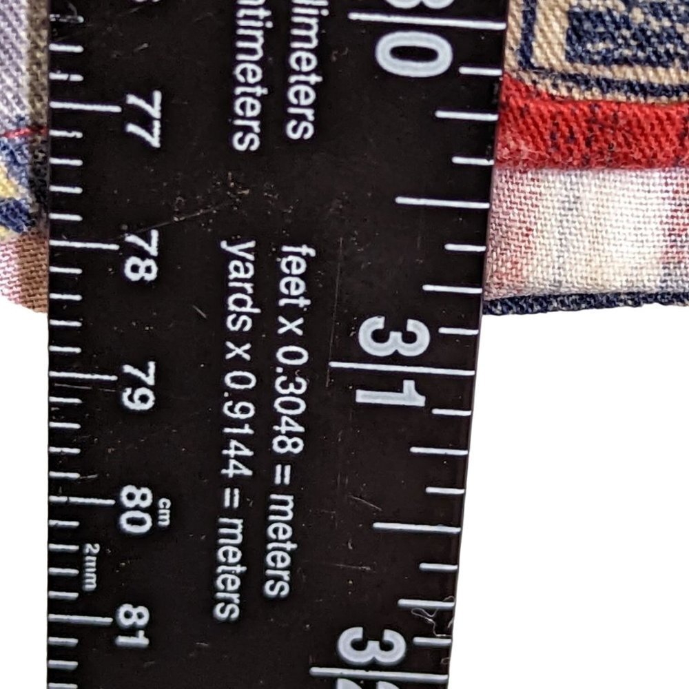 Natural Issue Button Up SHIRT Red Blue Sail Boat Print Mens size XL Cotton - Picture 8 of 11